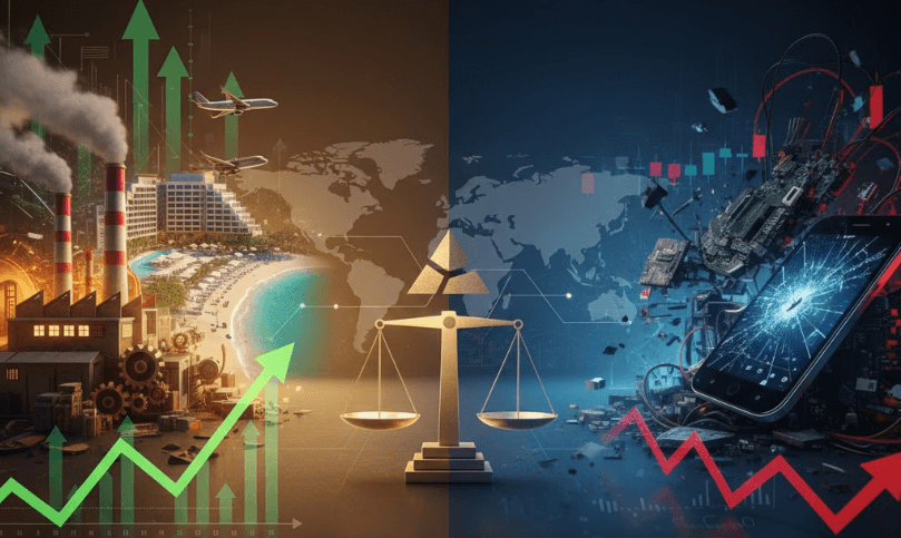 تباين في أداء البورصة المصرية.. طفرة بقطاعي السياحة والصناعة وتراجع يضرب أسهم التكنولوجيا