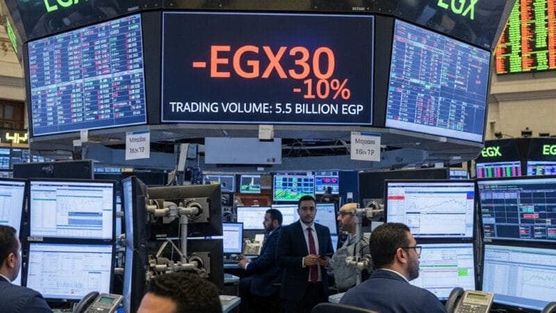 البورصة المصرية اليوم الخميس 12 مارس.. EGX30 يتراجع بضغط القياديات وسط تداولات 5.5 مليار