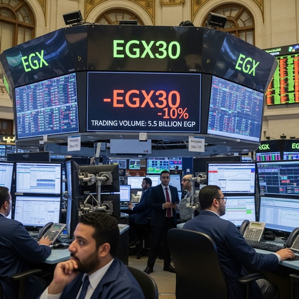 البورصة المصرية اليوم الخميس 12 مارس.. EGX30 يتراجع بضغط القياديات وسط تداولات 5.5 مليار